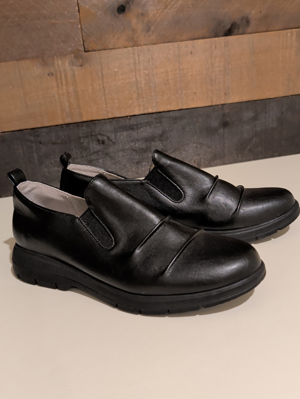 Women's Casual Slip-On  Shoes - Black Size 8